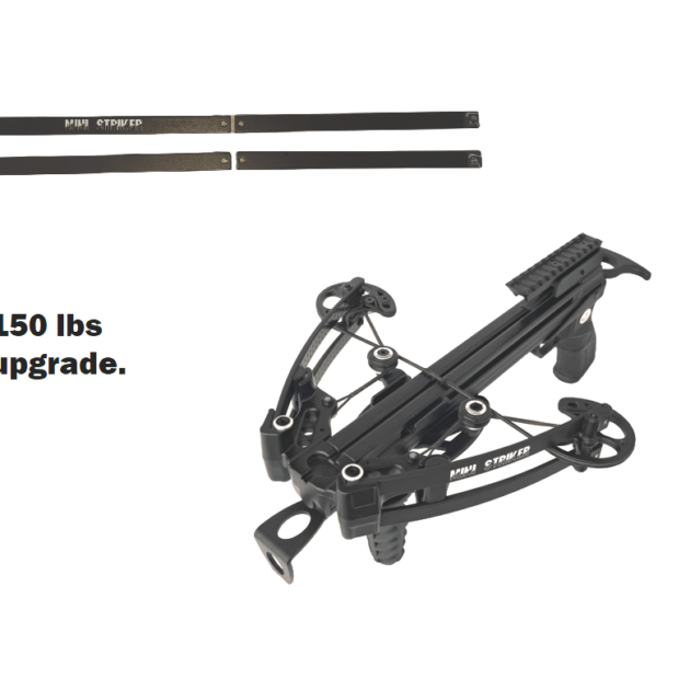 150lb Upgraded Limbs for the 125lbs Mini Striker Forward Limb Crossbow