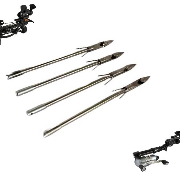 Steel fishing bolts for Mini Striker crossbows