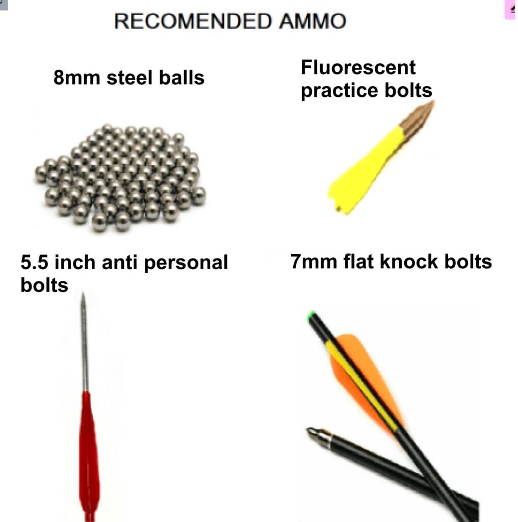 Stalker repeating crossbow ammo