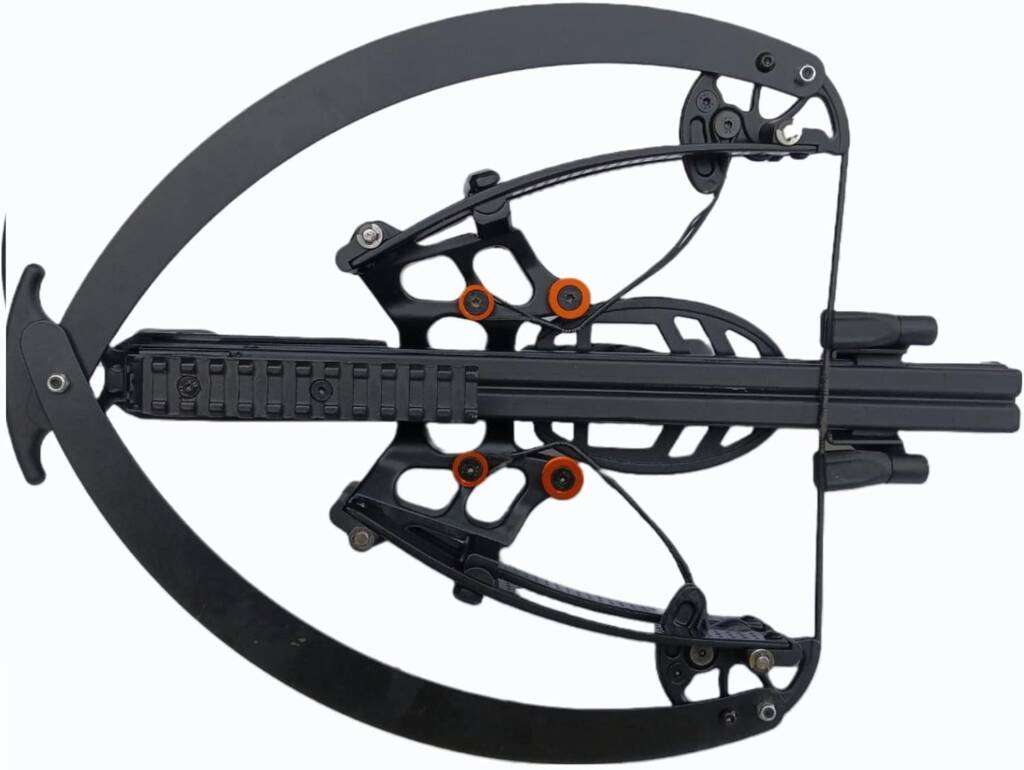 press for 150 lb reverse draw mini striker pistol crossbow