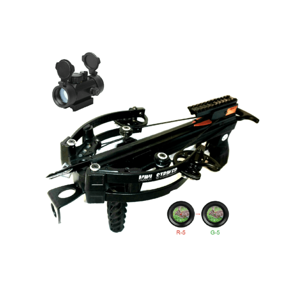 Mini Striker pistol crossbow with red dot sight