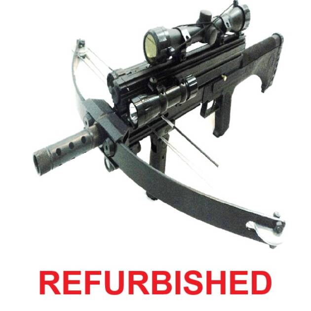 Refurbished 120 lbs WT4 II Tactical Crossbow with reinforced limbs (3 layers) 25% faster