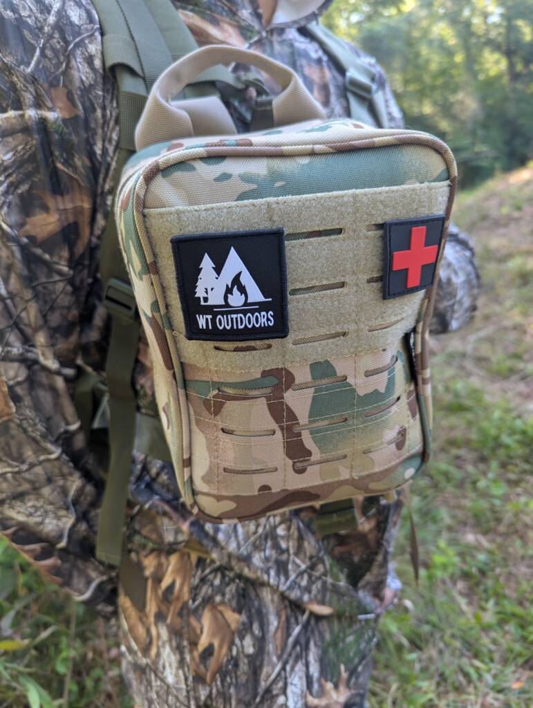Fishing and hunting first aid kit