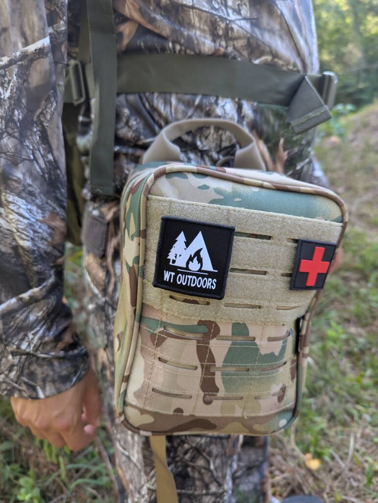 Fishing and hunting first aid kit