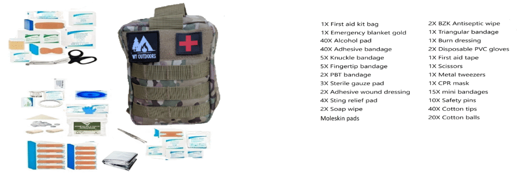 First aid kit hunting and fishing Small